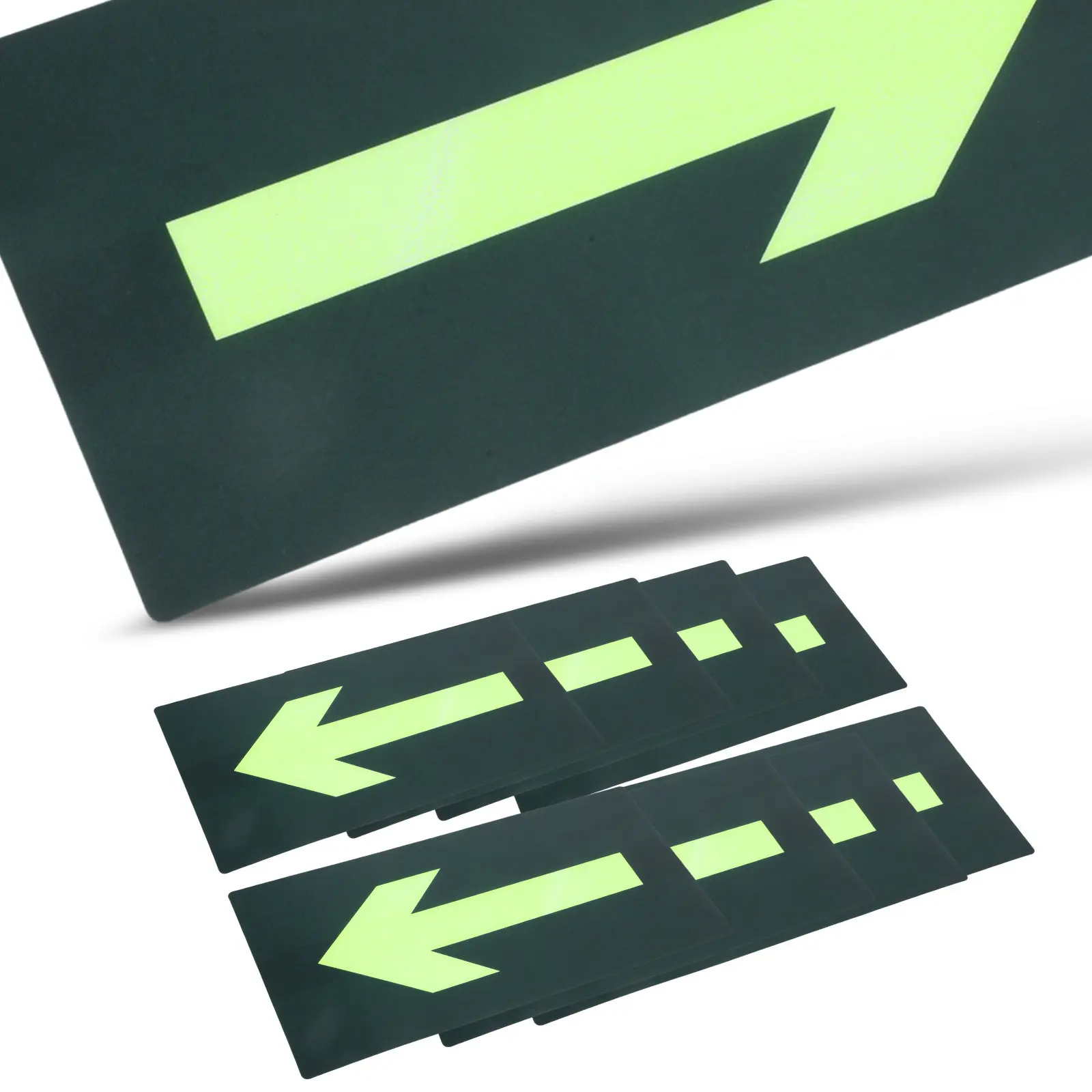 8Pcs Luminous Waterproof Exit Arrow Stickers Self Adhesive Fire Safety Signs Emergency Evacuation Stickers for Public Places
8Pcs Luminous Waterproof Exit Arrow Stickers Self Adhesive Fire Safety Signs Emergency Evacuation Stickers for Public Places