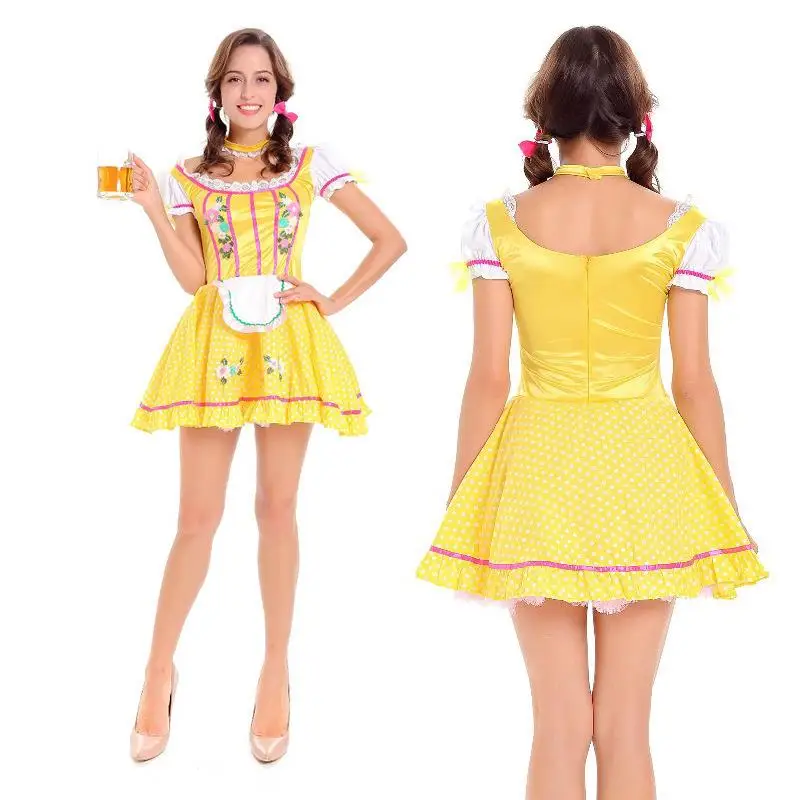 Princess Skirt Uniform Maid Costume Halloween Beer Festival Girl Waitress Outfit Club Bar Performance Gift Women's Clothing
Princess Skirt Uniform Maid Costume Halloween Beer Festival Girl Waitress Outfit Club Bar Performance Gift Women's Clothing