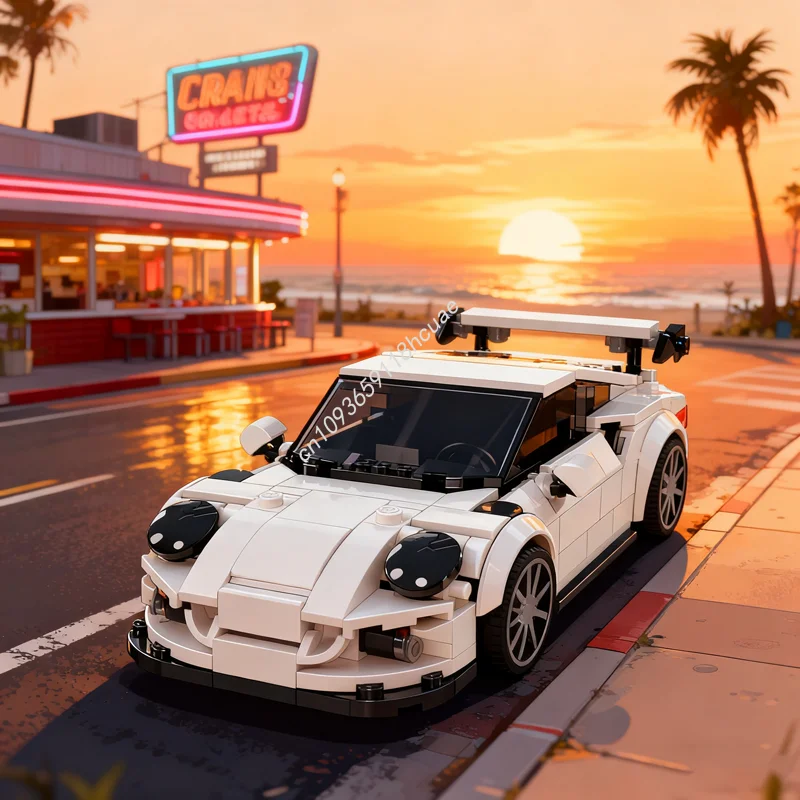 340pcs MOC Inspired Porscheed RS City Champions Model Building blocks Construction Christmas gift DIY toy creative Brick Kids
340pcs MOC Inspired Porscheed RS City Champions Model Building blocks Construction Christmas gift DIY toy creative Brick Kids