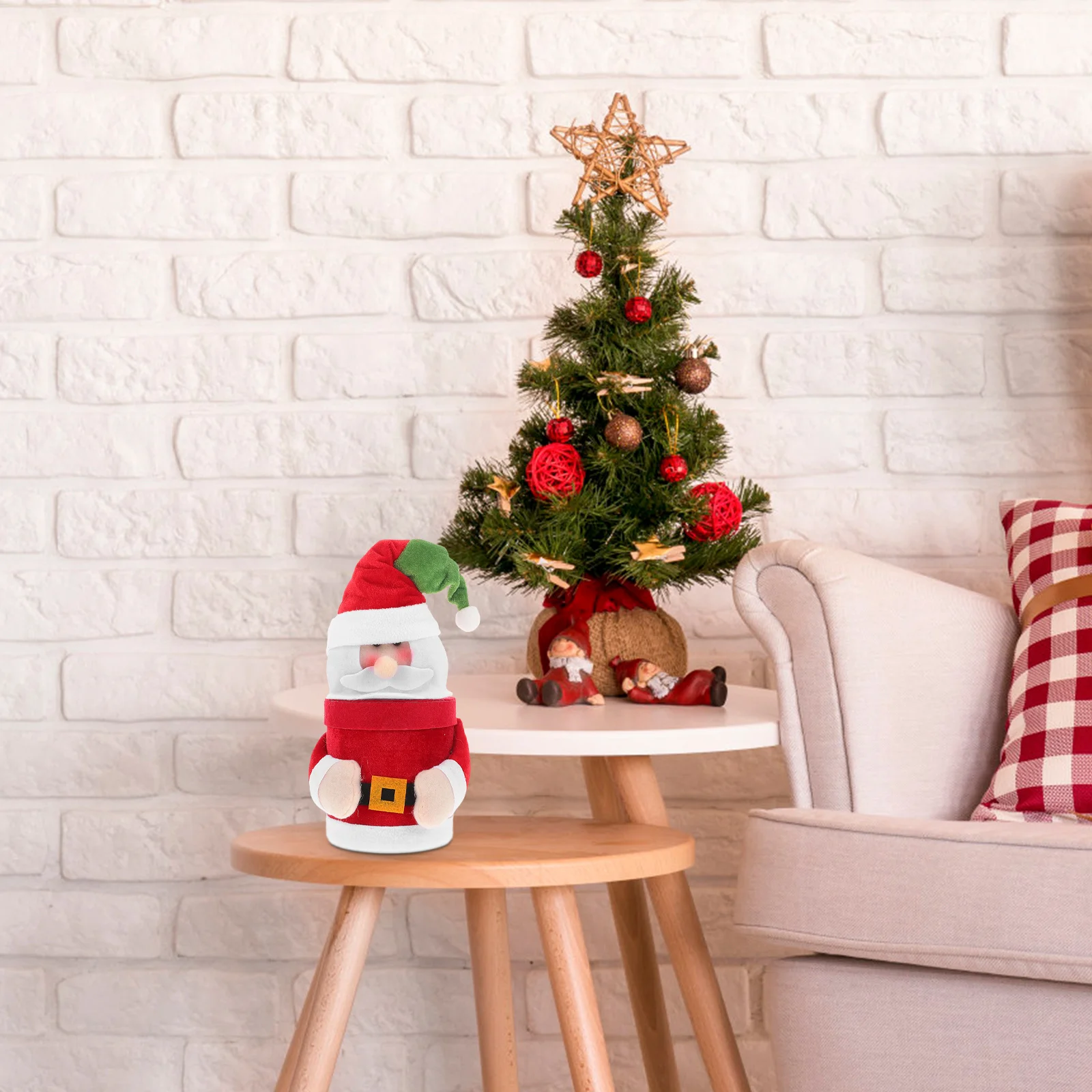 Creative Santa Claus Christmas Candy Jar Decorative Candy Can for Kids Small Covered Storage Can Holiday Treat Holder Office
Creative Santa Claus Christmas Candy Jar Decorative Candy Can for Kids Small Covered Storage Can Holiday Treat Holder Office