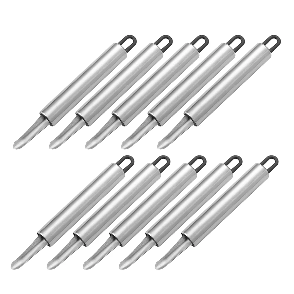 10pcs Stainless Pitter Longan Lychee Core Remover Kitchen Tool Apple Corer Fruit Core Remover Easy Use Versatile
10pcs Stainless Pitter Longan Lychee Core Remover Kitchen Tool Apple Corer Fruit Core Remover Easy Use Versatile