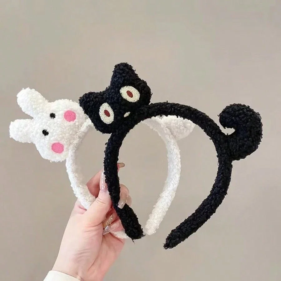 Korean Style Cute Cartoon Cat Rabbit Plush Headband For Women Daily Wear
Korean Style Cute Cartoon Cat Rabbit Plush Headband For Women Daily Wear