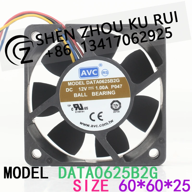 Вентилятор охлаждения AVC 12В 1.00А, четырехпроводной, с высоким объемом воздушного потока, 6025 60X60X25ММ 6СМ, с ШИМ-управлением температурой, DATA0625B2G
Вентилятор охлаждения AVC 12В 1.00А, четырехпроводной, с высоким объемом воздушного потока, 6025 60X60X25ММ 6СМ, с ШИМ-управлением температурой, DATA0625B2G