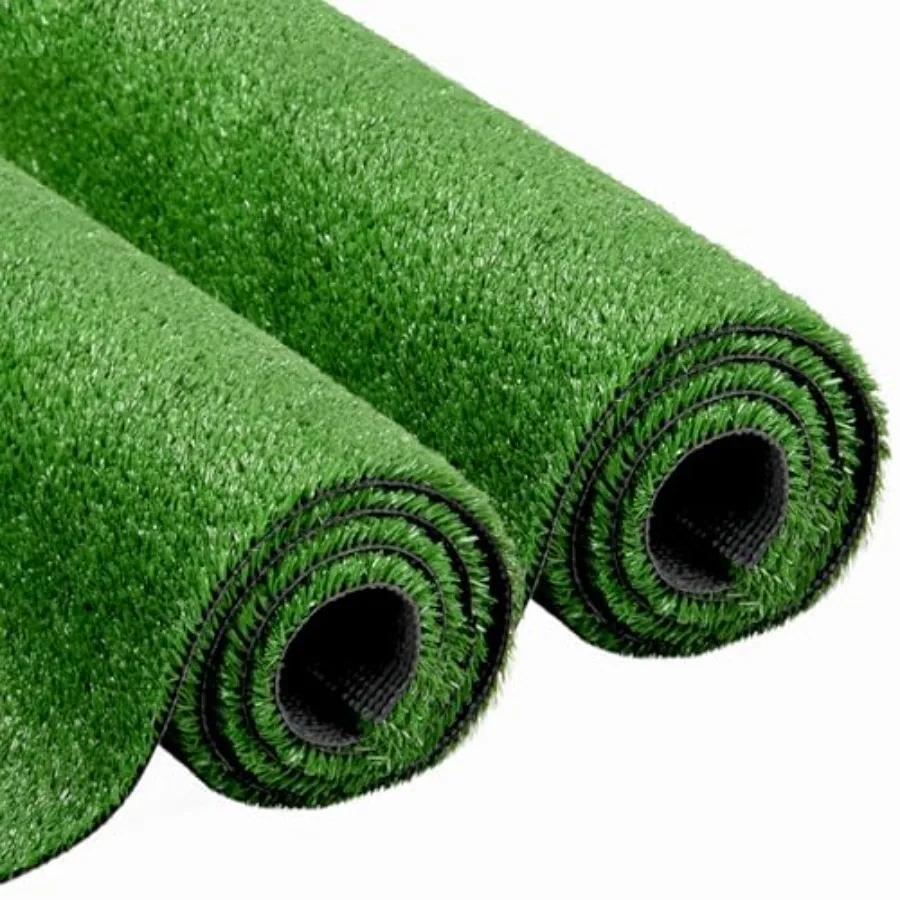 Outdoor artificial grass rug for patio and indoor bedroom use, synthetic polyethylene turf, green color, 0.4 inch pile height,
Outdoor artificial grass rug for patio and indoor bedroom use, synthetic polyethylene turf, green color, 0.4 inch pile height,