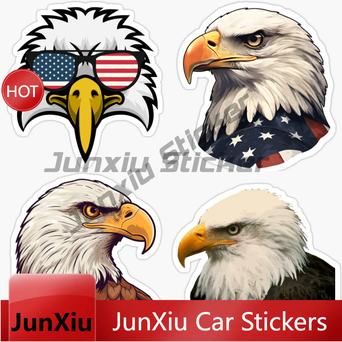 Bald Eagle American Flag Vinyl Stickers Waterproof Racing Helmets Moto Bumper Window Car Accessories Vinyl Self-adhesive Decals
Bald Eagle American Flag Vinyl Stickers Waterproof Racing Helmets Moto Bumper Window Car Accessories Vinyl Self-adhesive Decals
