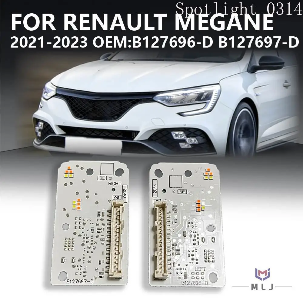 B127696-D B127697-D For Renault Megane 2021 2022 2023 LED Angel Eye Chip Daytime Running Light DRL Source Board Car Accessories
B127696-D B127697-D For Renault Megane 2021 2022 2023 LED Angel Eye Chip Daytime Running Light DRL Source Board Car Accessories