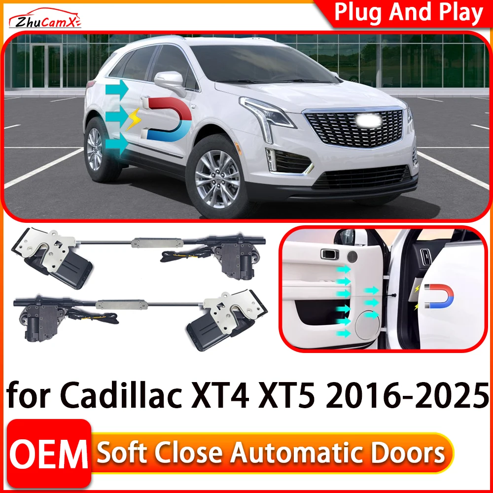 ZhuCamX for Cadillac XT4 XT5 2016-2025 Car Automatic Electric Soft Close Door Closer Power Closing Door Comfort Closing System
ZhuCamX for Cadillac XT4 XT5 2016-2025 Car Automatic Electric Soft Close Door Closer Power Closing Door Comfort Closing System
