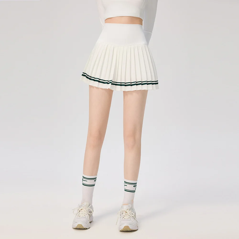 Pleated Skirt Woman High Waist White Black Athletic Skort with Pocket Vintage Preppy Golf Wear Badminton Running Pickleball Wear
Pleated Skirt Woman High Waist White Black Athletic Skort with Pocket Vintage Preppy Golf Wear Badminton Running Pickleball Wear