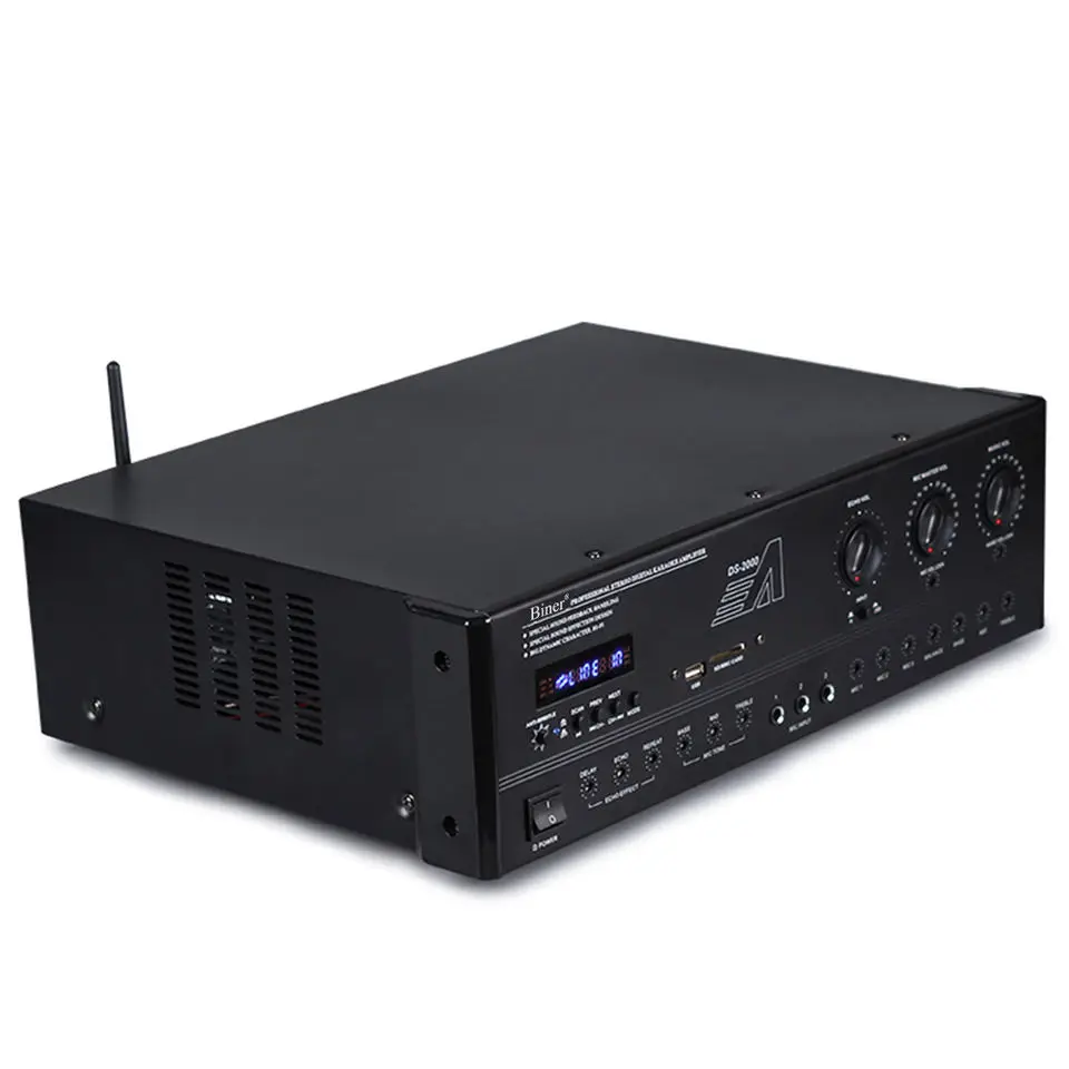 200W*2 Audio Power Amplifier Professional Power Amplifier For Conference Home Theater High Power Sound System For Stage DJ
200W*2 Audio Power Amplifier Professional Power Amplifier For Conference Home Theater High Power Sound System For Stage DJ