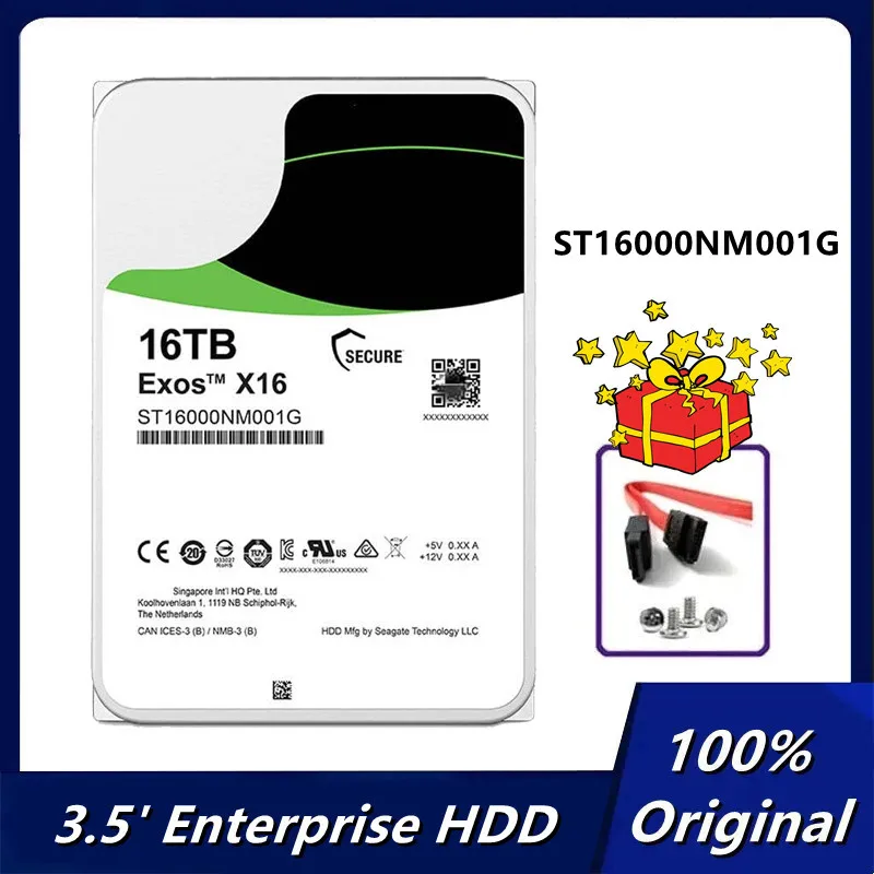 Жесткий диск 16 ТБ 3,5 дюйма Hdd Sata 6 Гбит/с 256 МБ 7200 об/мин Внутренний жесткий диск 3,5-дюймовый жесткий диск корпоративного класса St16000nm001g
Жесткий диск 16 ТБ 3,5 дюйма Hdd Sata 6 Гбит/с 256 МБ 7200 об/мин Внутренний жесткий диск 3,5-дюймовый жесткий диск корпоративного класса St16000nm001g