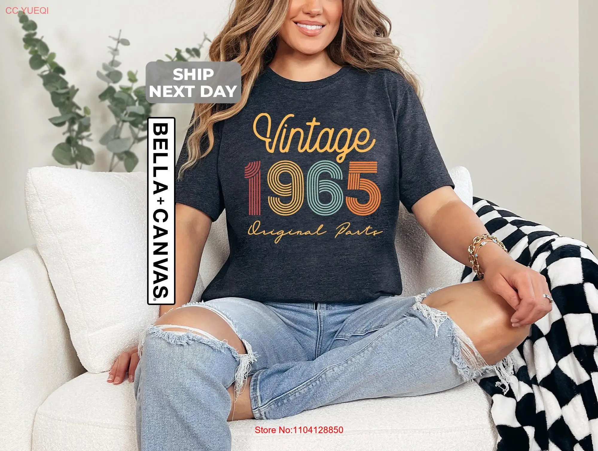 60th Birthday T Shirt Vintage 1965 For Best Friend long or short sleeves
60th Birthday T Shirt Vintage 1965 For Best Friend long or short sleeves