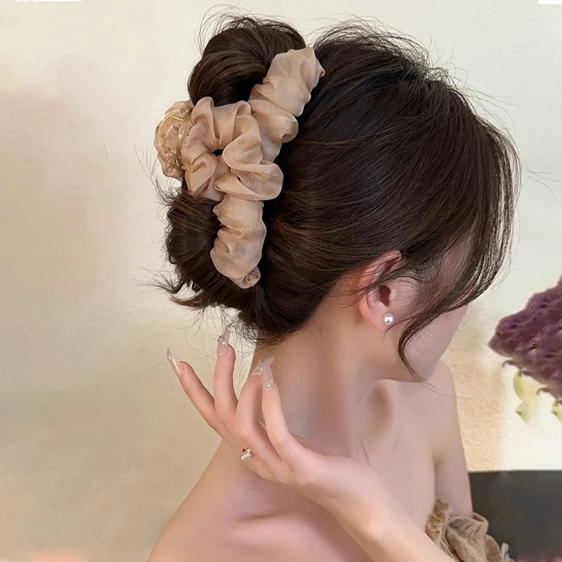 1pc Korean Version of Temperament, Mesh, , Grab Clip, Women's High-end Feeling, Braided Hair, Shark Clip, Grab
1pc Korean Version of Temperament, Mesh, , Grab Clip, Women's High-end Feeling, Braided Hair, Shark Clip, Grab