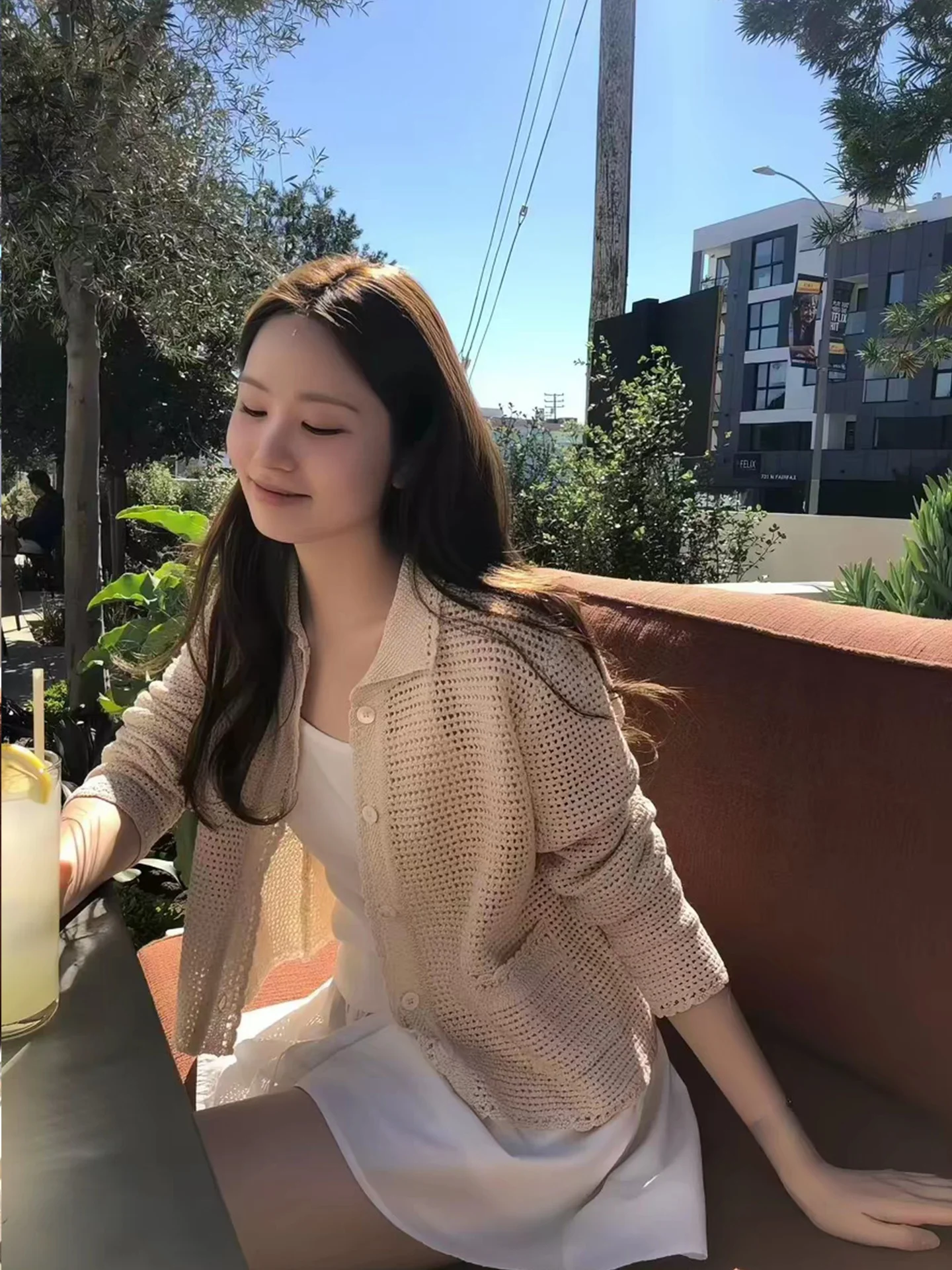 Women's Knitted Open Cardigan Hollow out Collar Loose Fit Breathable Long Sleeve Casual Style Airy Summer Outerwear
Women's Knitted Open Cardigan Hollow out Collar Loose Fit Breathable Long Sleeve Casual Style Airy Summer Outerwear