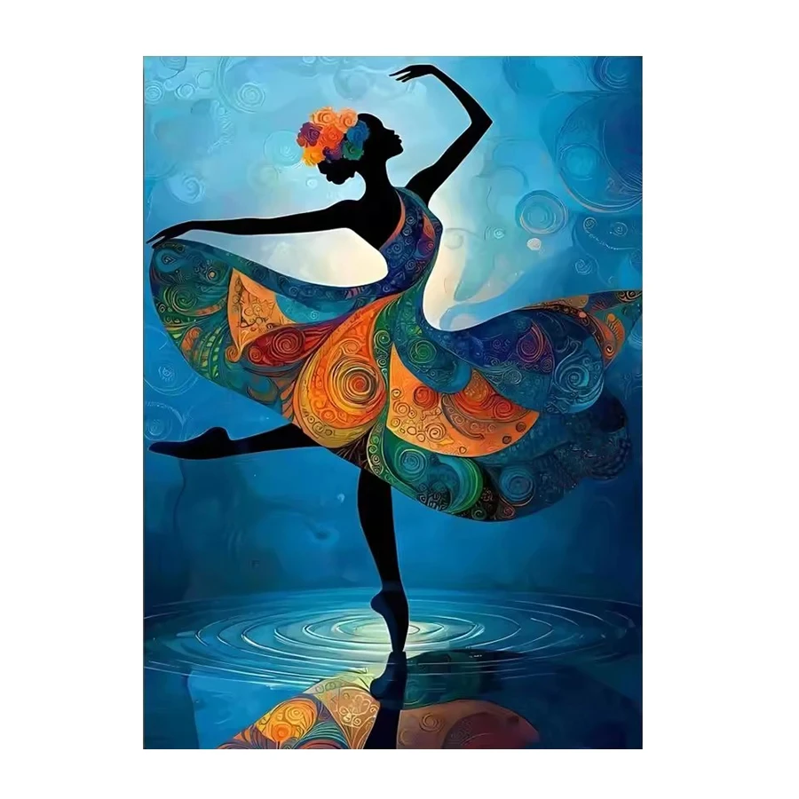 Black Dancer Water Reflection Spiral Pattern Skirt Jigsaw Puzzle, Colorful African Ballet Lass Silhouette Wall Decor Gift
Black Dancer Water Reflection Spiral Pattern Skirt Jigsaw Puzzle, Colorful African Ballet Lass Silhouette Wall Decor Gift
