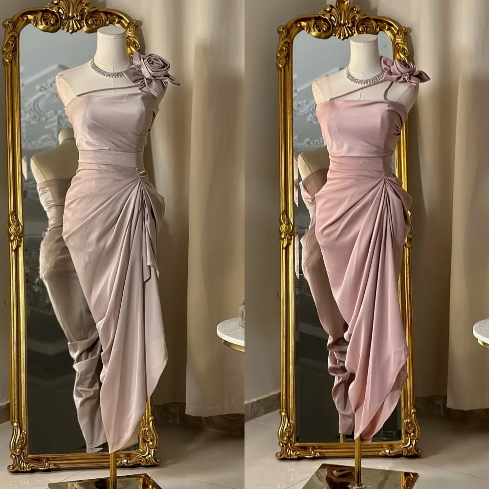 Customized High Quality Pleat Flower Column One-shoulder Long Dresses Bespoke Occasion Exquisite
Customized High Quality Pleat Flower Column One-shoulder Long Dresses Bespoke Occasion Exquisite