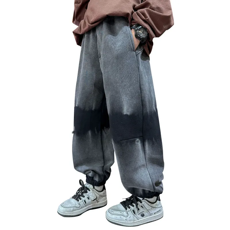 Teenage Boys Gradients Denim Pants Korean Fashion Cool Winter Thicken Cotton Harem Jeans Children's Leisure Warm Denim Trousers
Teenage Boys Gradients Denim Pants Korean Fashion Cool Winter Thicken Cotton Harem Jeans Children's Leisure Warm Denim Trousers