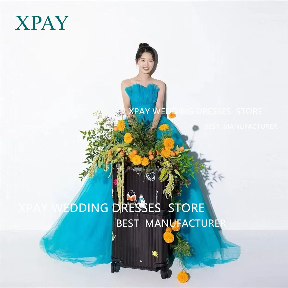 XPAY Simple A-line Strapless Ball Gown Pleat Floor-Length Korea Wedding Dress Photo Shoot Sleeveless Customised
XPAY Simple A-line Strapless Ball Gown Pleat Floor-Length Korea Wedding Dress Photo Shoot Sleeveless Customised