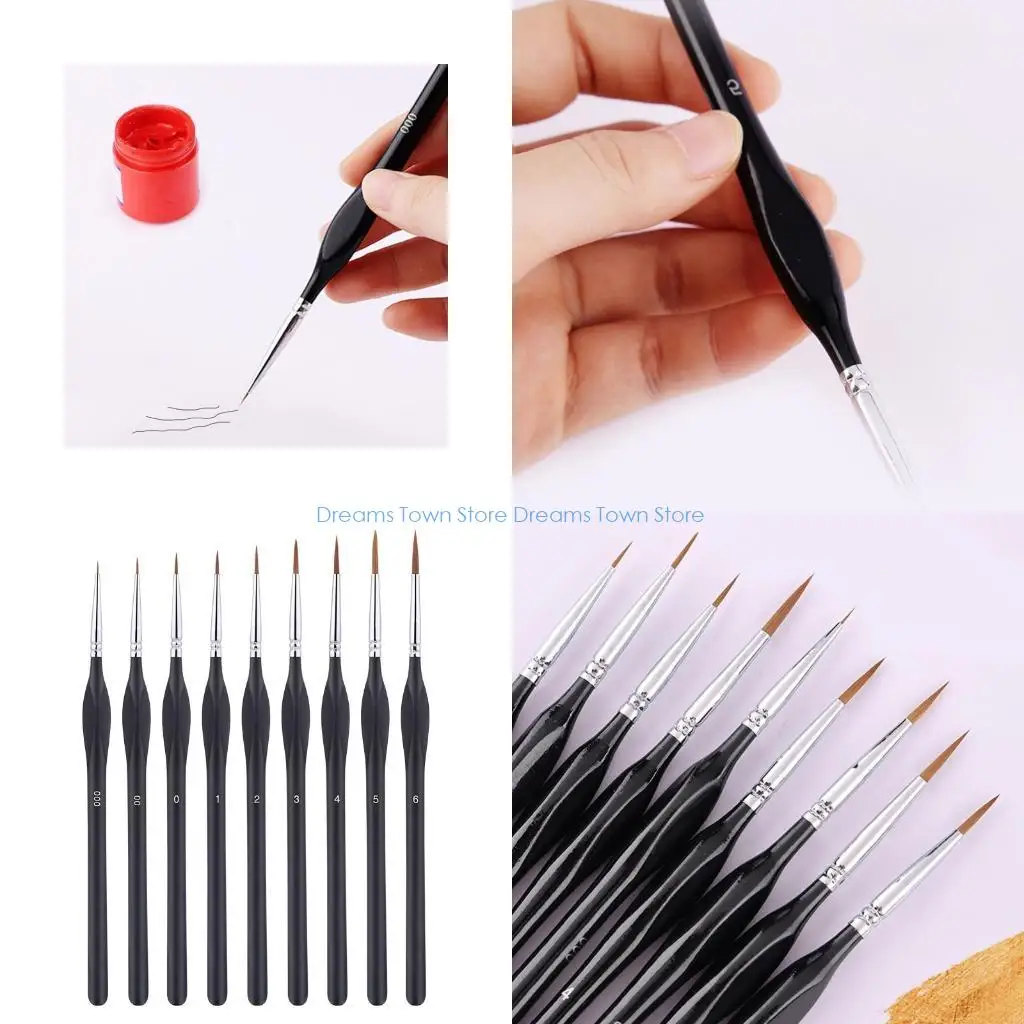 HX6A Масляная акварельная миниатюрная кисть с волчьей шерстью для начинающих студентов-любителей 9 комплектов
HX6A Масляная акварельная миниатюрная кисть с волчьей шерстью для начинающих студентов-любителей 9 комплектов