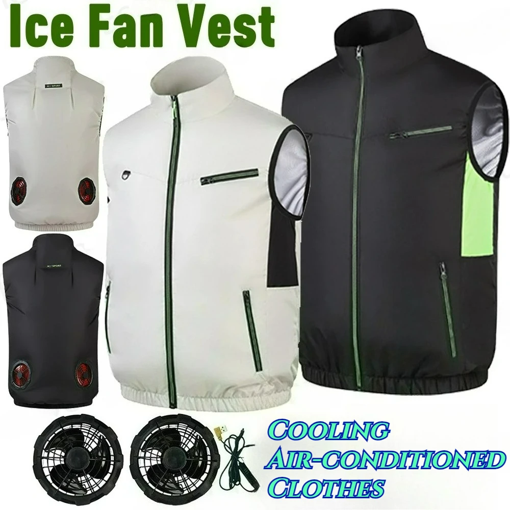 Новая летняя мужская жилетка с охлаждающим эффектом: дышащая, легкая, для работы на улице в жару, с функцией кондиционирования воздуха
Новая летняя мужская жилетка с охлаждающим эффектом: дышащая, легкая, для работы на улице в жару, с функцией кондиционирования воздуха
