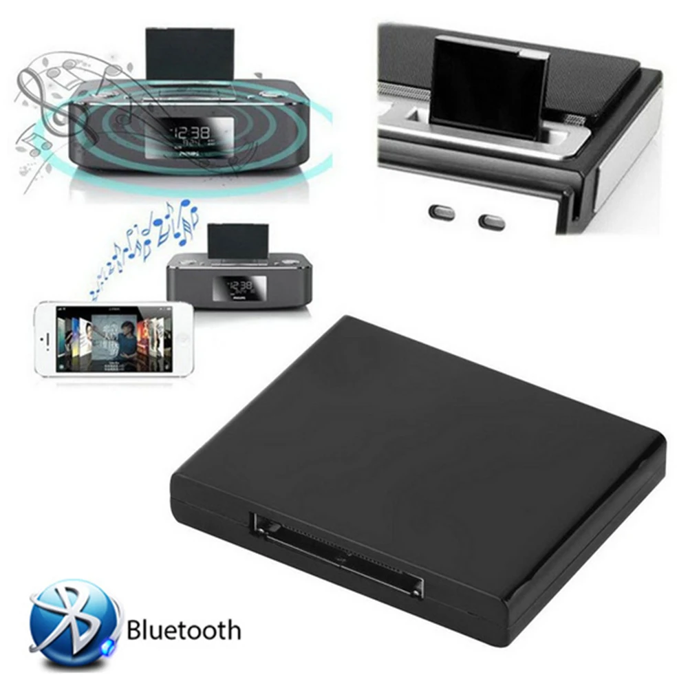 A2DP 30 Pin for Dock Speaker Wireless Bluetooth for Phone Adapter Dock Wireless Adapters Audio Adapter Music Receiver
A2DP 30 Pin for Dock Speaker Wireless Bluetooth for Phone Adapter Dock Wireless Adapters Audio Adapter Music Receiver