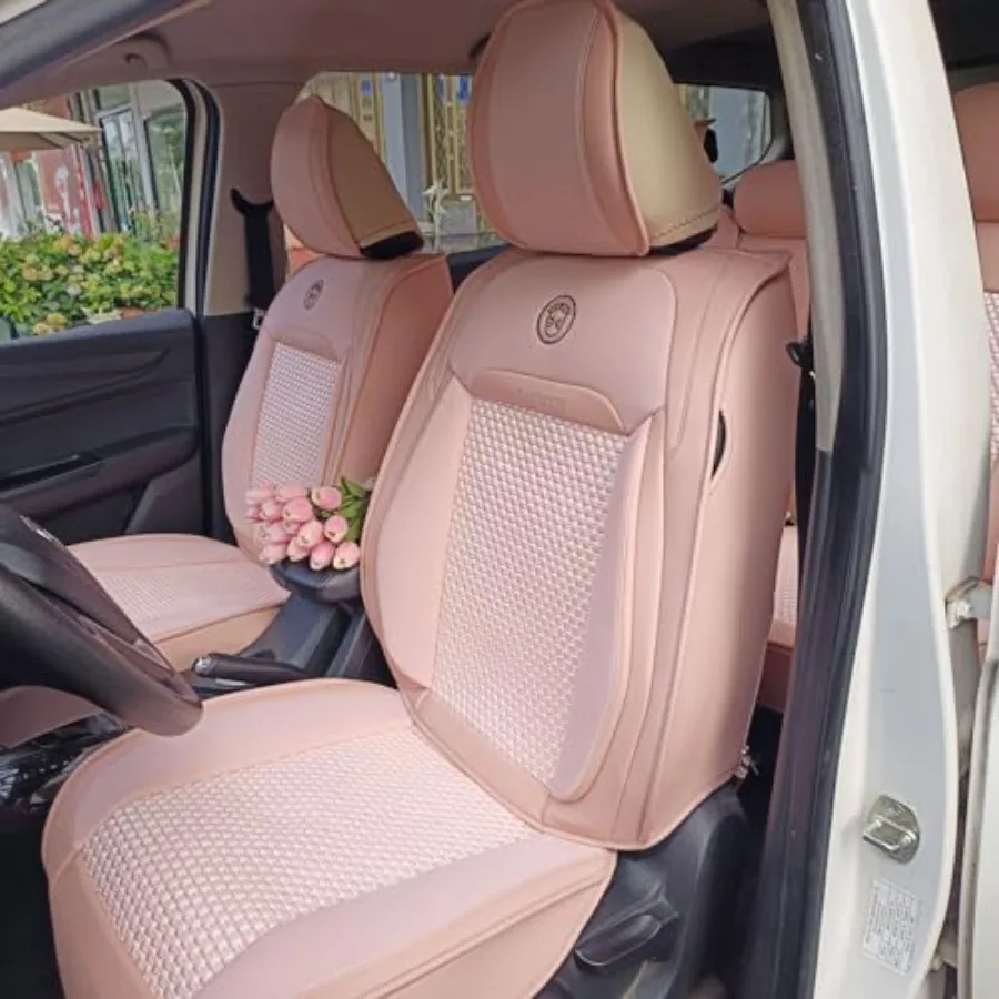 Car Seat Covers Full Set - Leather and Ice Silk Breathable Front and Rear Seat Covers for Women Men, Luxury Car Cushions
Car Seat Covers Full Set - Leather and Ice Silk Breathable Front and Rear Seat Covers for Women Men, Luxury Car Cushions