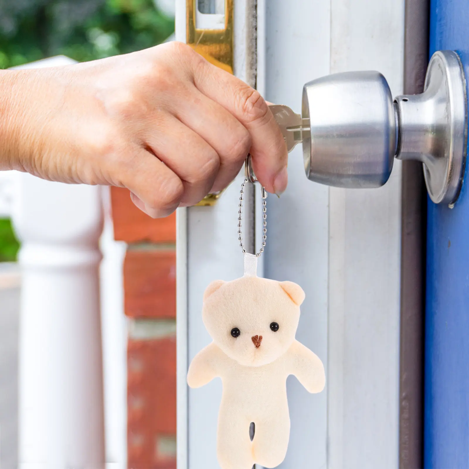 Mini Bear Pendant Keychain PP Cotton Cute Stuffed Animal Cartoon Design Bag Decor Lifelike Hanging Portable Bear
Mini Bear Pendant Keychain PP Cotton Cute Stuffed Animal Cartoon Design Bag Decor Lifelike Hanging Portable Bear