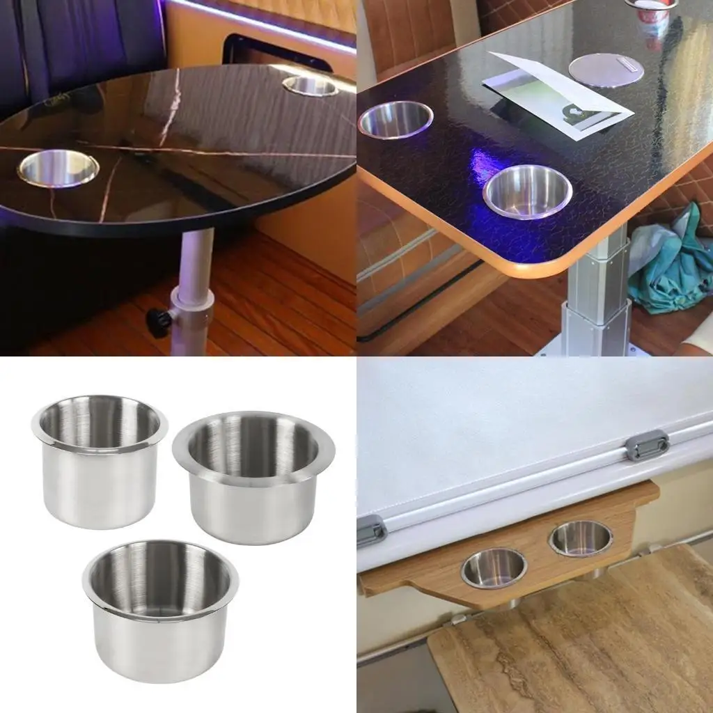 02DE Stainless Steel Cup Drink Can Holder Cup Holder Rustproof Recessed Insert Drink Holder Modification Accessories
02DE Stainless Steel Cup Drink Can Holder Cup Holder Rustproof Recessed Insert Drink Holder Modification Accessories