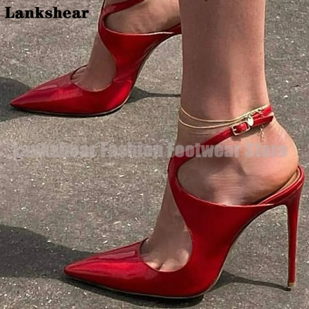 Sexy Pointy Toe Stiletto Heels Sandals Cross-Tied Ankle Strap High Heels Women Summer Luxury Party Sandalias De Mujer Verano
Sexy Pointy Toe Stiletto Heels Sandals Cross-Tied Ankle Strap High Heels Women Summer Luxury Party Sandalias De Mujer Verano
