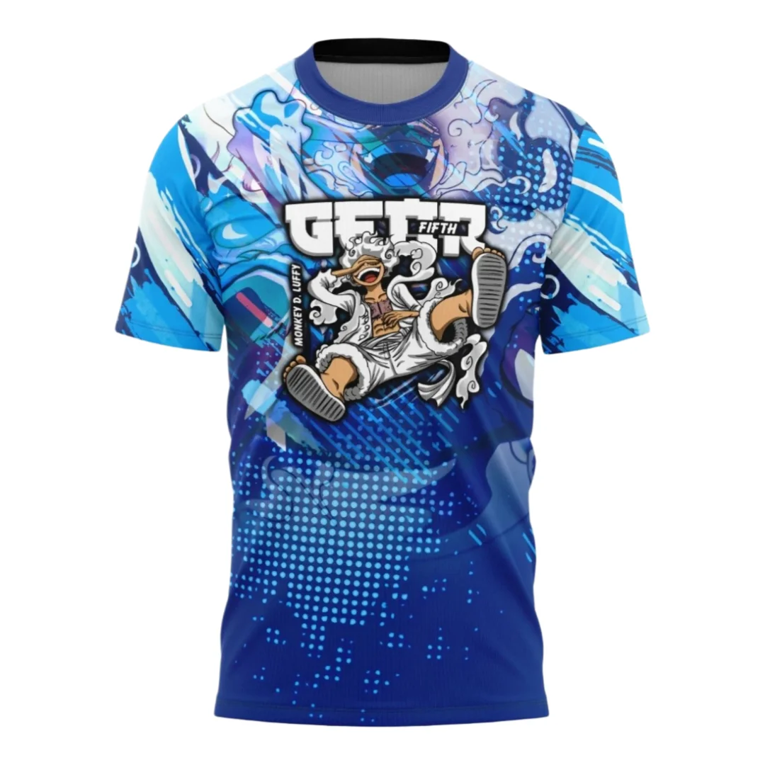 One Piece Luffy Gear 5 Nika 3D Quick Dry T-Shirt For Men Women Kids Summer Sports Anime Tee Family children's clothing
One Piece Luffy Gear 5 Nika 3D Quick Dry T-Shirt For Men Women Kids Summer Sports Anime Tee Family children's clothing