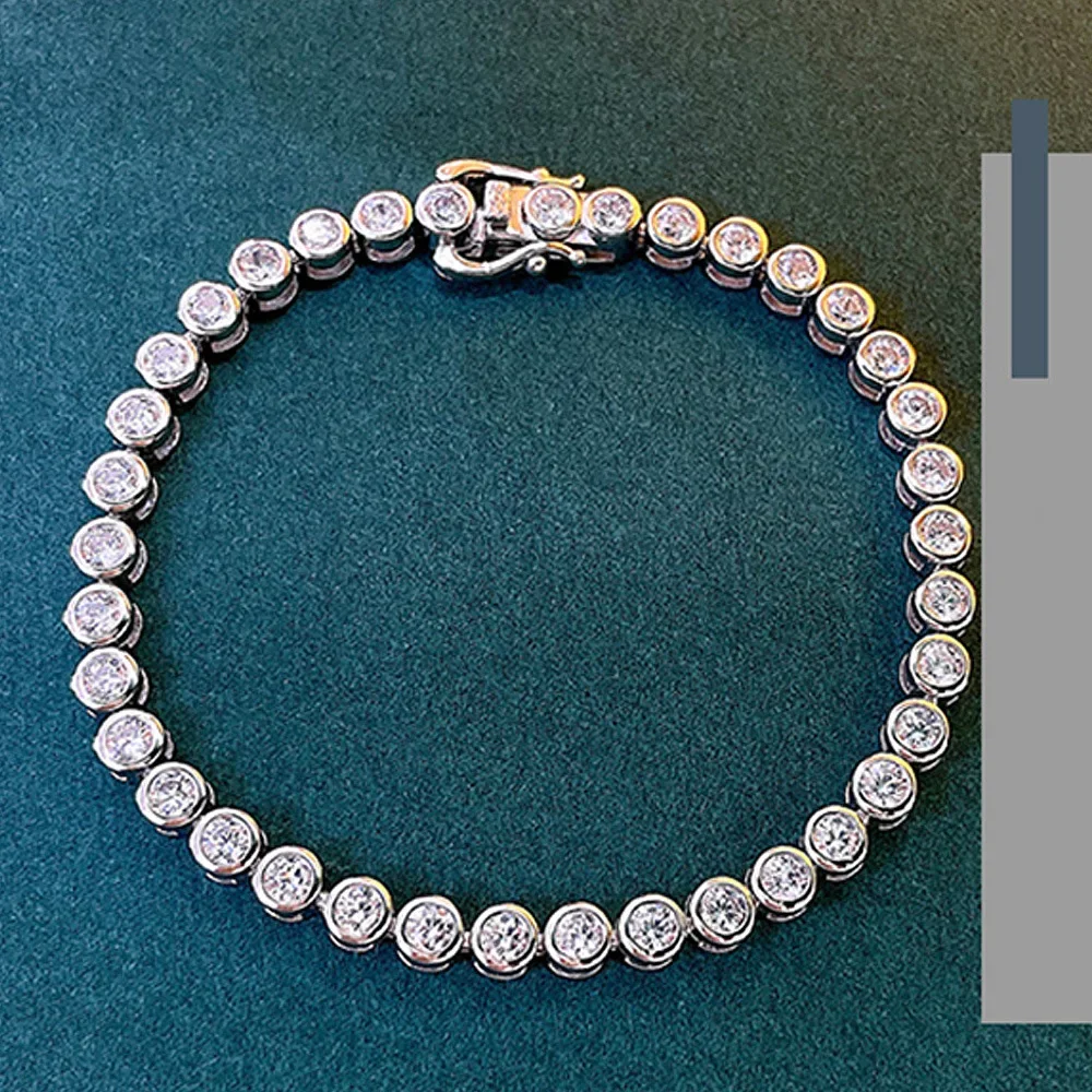 Charm Lab Moissanite Diamond Bangle Bracelet 100% Real 925 Sterling silver Wedding Bracelets For Women Men Promise Party Jewelry
Charm Lab Moissanite Diamond Bangle Bracelet 100% Real 925 Sterling silver Wedding Bracelets For Women Men Promise Party Jewelry