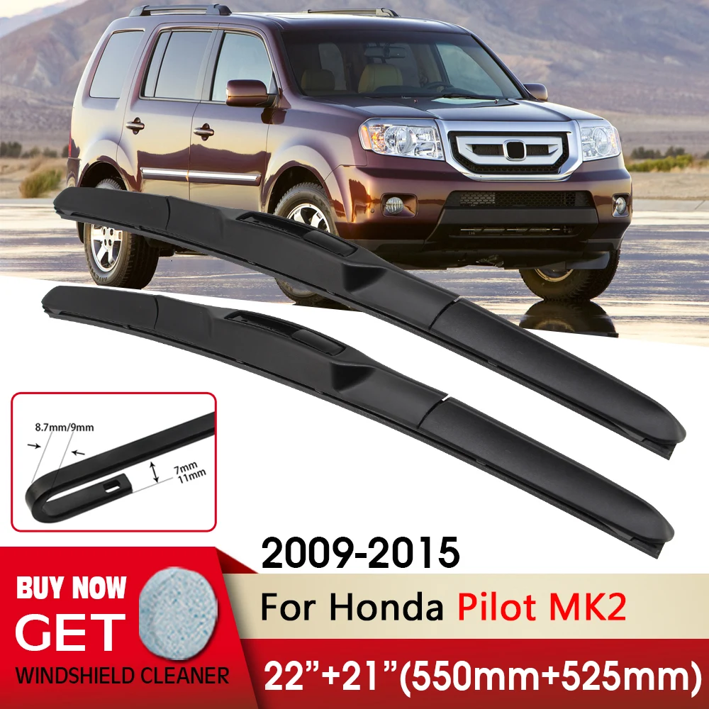 Car Wiper Front Wiper Blade 22"+21" For Honda Pilot MK2 2009-2015 Fit U Hook Arm Windshield Windscreen Front Window
Car Wiper Front Wiper Blade 22"+21" For Honda Pilot MK2 2009-2015 Fit U Hook Arm Windshield Windscreen Front Window