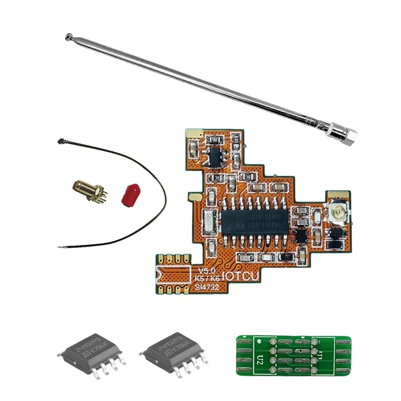 SI4732 V5.0 FPC Module+2X2M Chip Multi System For Quansheng UVK5 K6 HF Shortwave Full Band/Single Sideband Reception
SI4732 V5.0 FPC Module+2X2M Chip Multi System For Quansheng UVK5 K6 HF Shortwave Full Band/Single Sideband Reception