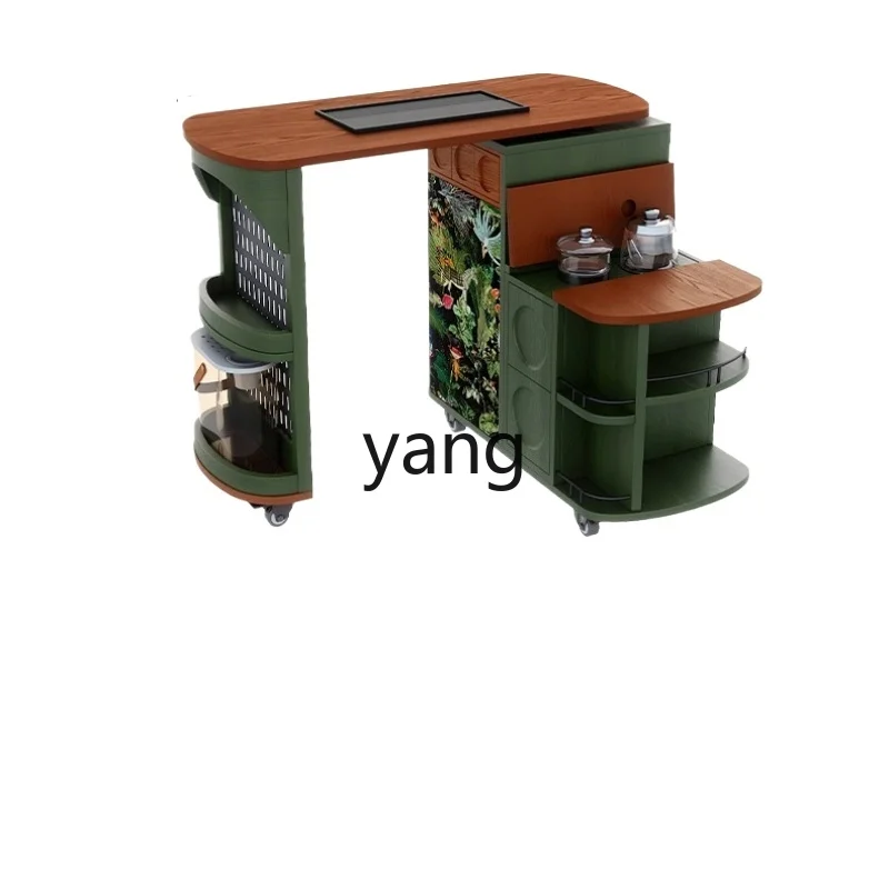 YHM Tea Table with Integrated Kettle, Rotating Antique Style Small Living Room Table
YHM Tea Table with Integrated Kettle, Rotating Antique Style Small Living Room Table