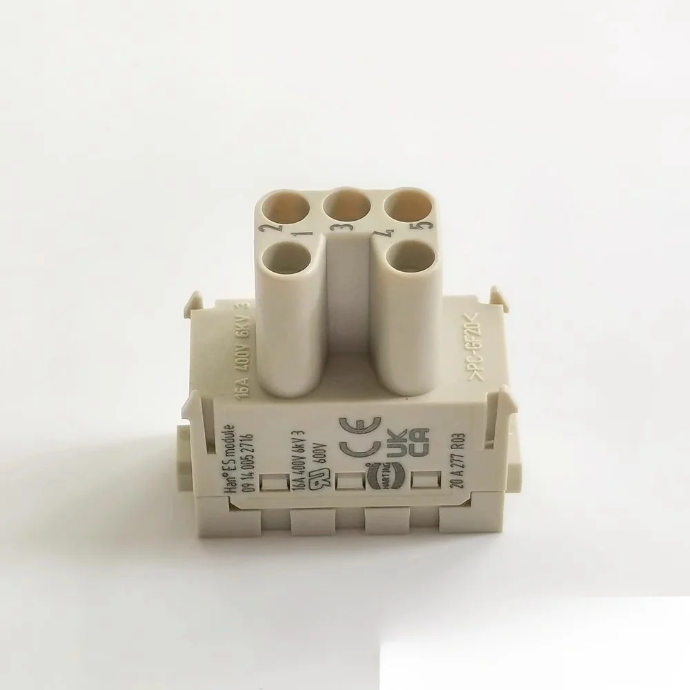 Harting New Original Genuine Connector 09140052716 Heavy Duty Power Connectors Han Es 5P 16A Female Cage-Clamp Term
Harting New Original Genuine Connector 09140052716 Heavy Duty Power Connectors Han Es 5P 16A Female Cage-Clamp Term