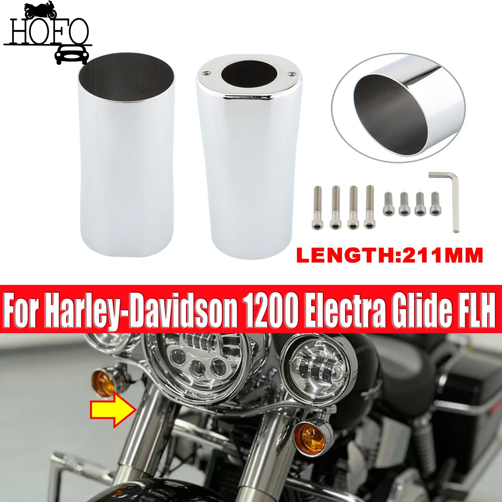 Motorcycle Front Upper Fork Cover For Harley-Davidson 1200 Electra Glide FLH Softail Slim S FLSS 2016-2017
Motorcycle Front Upper Fork Cover For Harley-Davidson 1200 Electra Glide FLH Softail Slim S FLSS 2016-2017