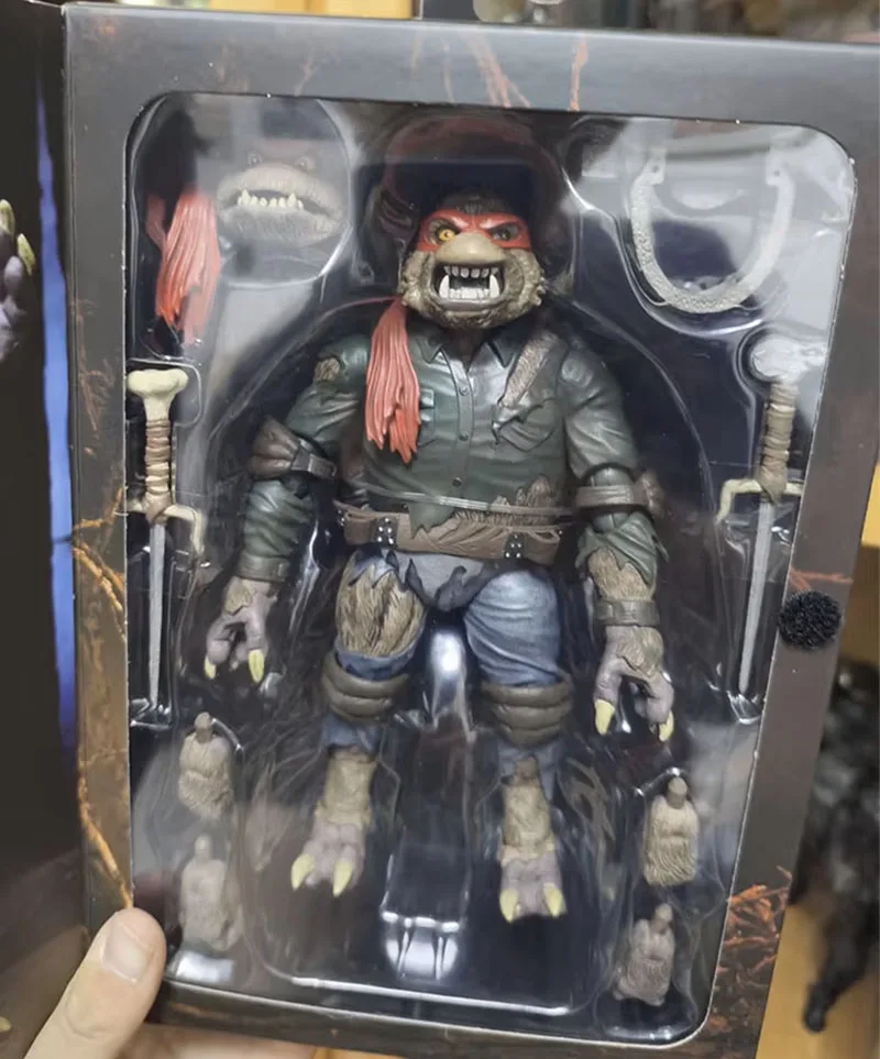 TMNT The Wolf Man Raphael Figure NECA 54300 Teenage Mutant Ninja Turtle Action Figuras Universal Monsters Model Toys Original
TMNT The Wolf Man Raphael Figure NECA 54300 Teenage Mutant Ninja Turtle Action Figuras Universal Monsters Model Toys Original