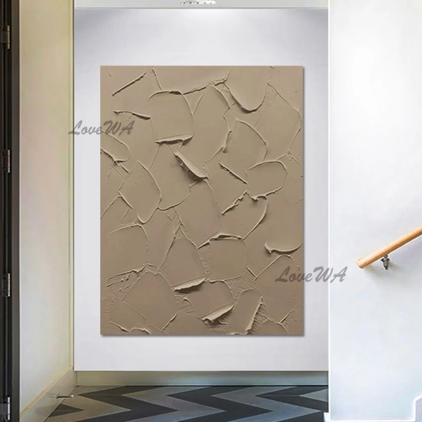 Knife Art Abstract Oil Paintings Heavy Texture Simple Design Thick Acrylic Showpiece For Home Decoration Wall Picture Modern Art
Knife Art Abstract Oil Paintings Heavy Texture Simple Design Thick Acrylic Showpiece For Home Decoration Wall Picture Modern Art