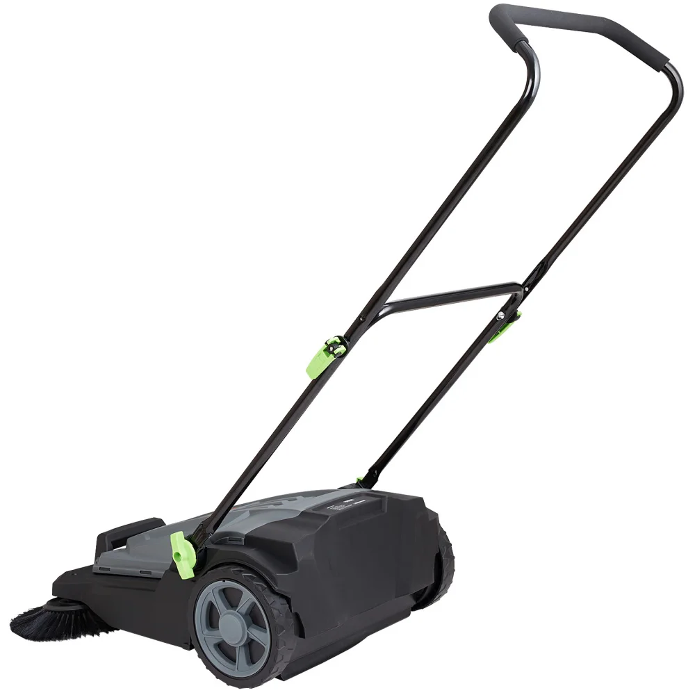 Walk-behind Hand Push Floor Sweeper, 25.6" Sweeping Width Floor Sweeper Manual Non-Electric, 5-Gallon Waste Container, Angle & Height Adjustable Folding Handle for Walkway, Yard, Garage, Patio
Walk-behind Hand Push Floor Sweeper, 25.6" Sweeping Width Floor Sweeper Manual Non-Electric, 5-Gallon Waste Container, Angle & Height Adjustable Folding Handle for Walkway, Yard, Garage, Patio