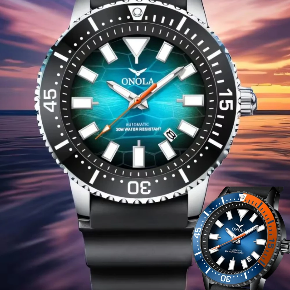 ONOLA 3851 Automatic Movement Mechanical Men's Watch Classic Business Luminous Calendar Waterproof Watches for Men Reloj Hombre
ONOLA 3851 Automatic Movement Mechanical Men's Watch Classic Business Luminous Calendar Waterproof Watches for Men Reloj Hombre