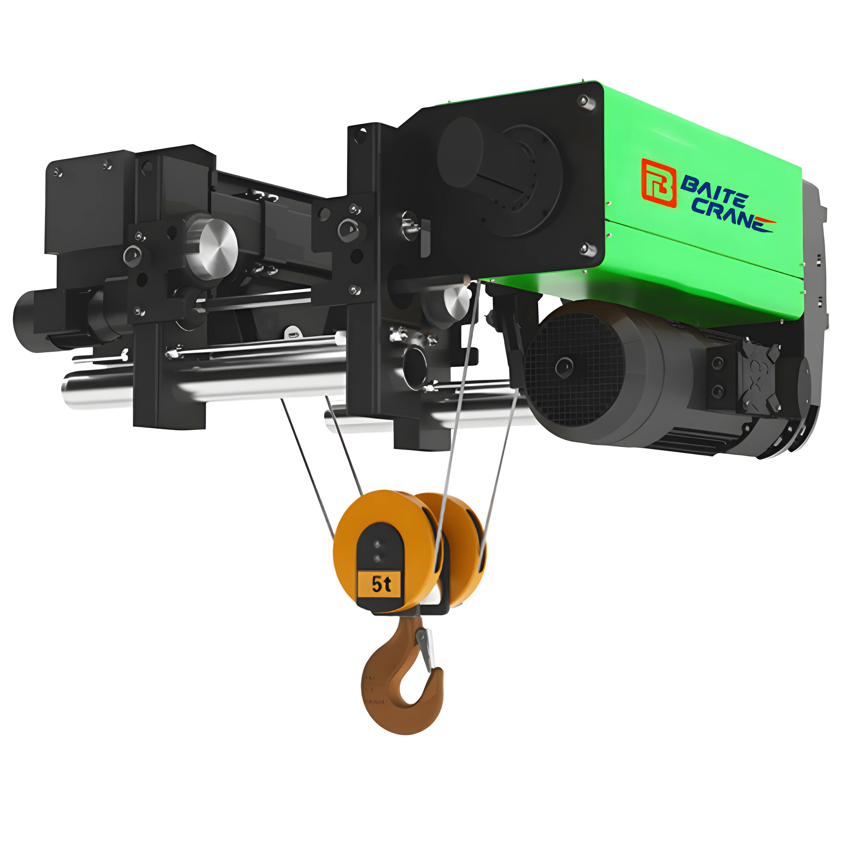 New BAITE European-style Metal Electric Hoist with Wire Rope Sling 1.5 Ton Capacity for Lifting and Transporting Goods
New BAITE European-style Metal Electric Hoist with Wire Rope Sling 1.5 Ton Capacity for Lifting and Transporting Goods