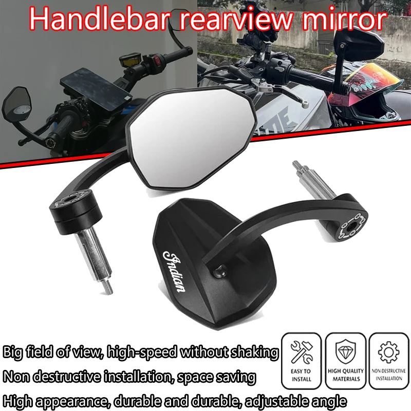 For Indian FTR 1200 S FTR1200 Carbon / Rally Chief VINTAGE Scout Motorcycle 7/8"22mm Bar End Mirrors Retro Handlebar Rearview
For Indian FTR 1200 S FTR1200 Carbon / Rally Chief VINTAGE Scout Motorcycle 7/8"22mm Bar End Mirrors Retro Handlebar Rearview