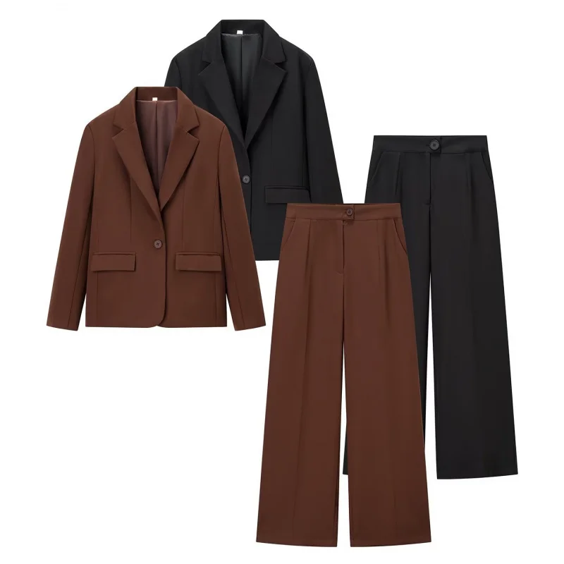 2025Autumn New European and American Fashion Commuter Lapel Suit with Long Pants
2025Autumn New European and American Fashion Commuter Lapel Suit with Long Pants
