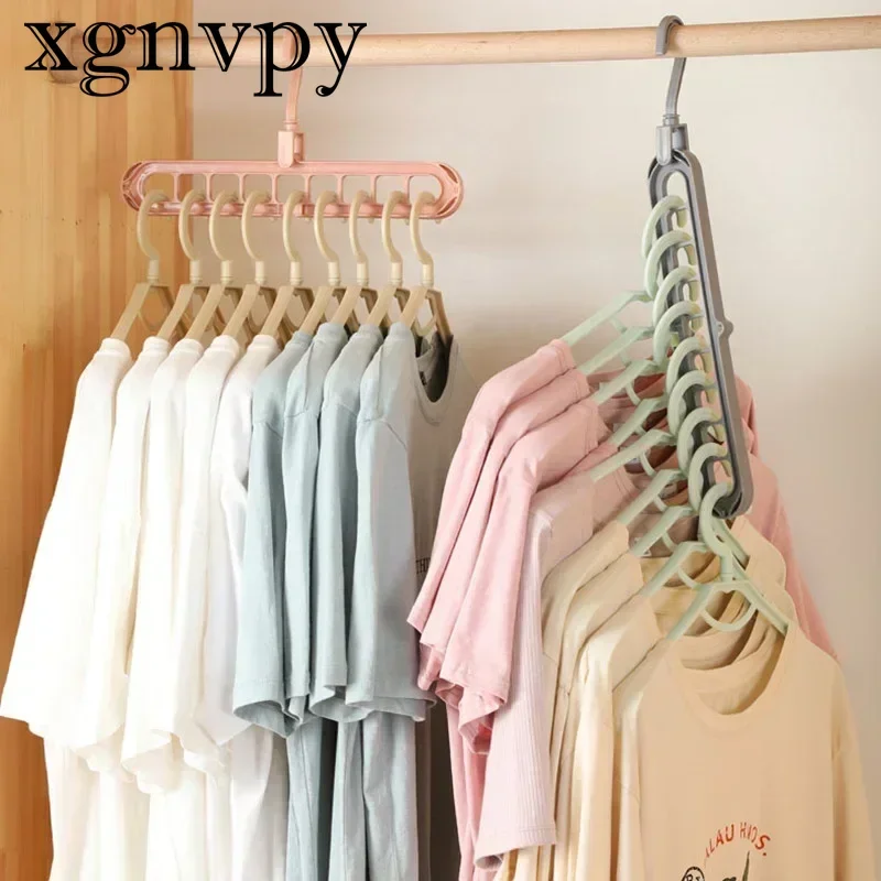 xgnvpy 1/2pcs Magic Multifunction Clothes Drying Rack Hangers Multiport Support Plastic Storage Hanger Drying Aid
xgnvpy 1/2pcs Magic Multifunction Clothes Drying Rack Hangers Multiport Support Plastic Storage Hanger Drying Aid