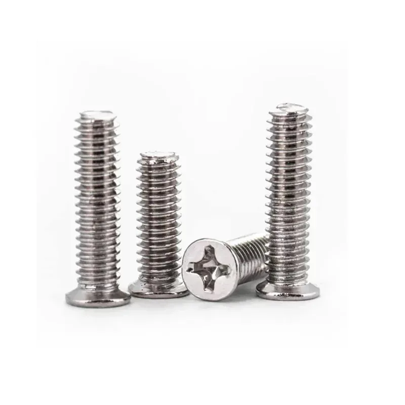 Nickel Plated M4 FM Cross Small Countersunk Head Screw For Electronic Machine
Nickel Plated M4 FM Cross Small Countersunk Head Screw For Electronic Machine
