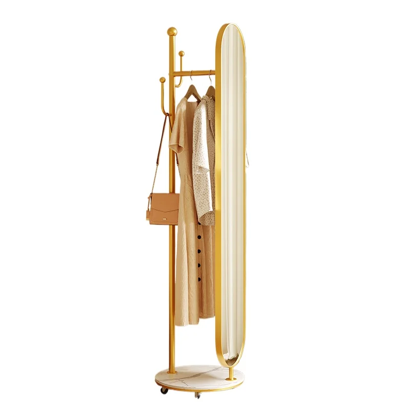 Full-length mirror with wheel movable floor mirror multi-functional fitting mirror coat rack hanging hanger integrated
Full-length mirror with wheel movable floor mirror multi-functional fitting mirror coat rack hanging hanger integrated