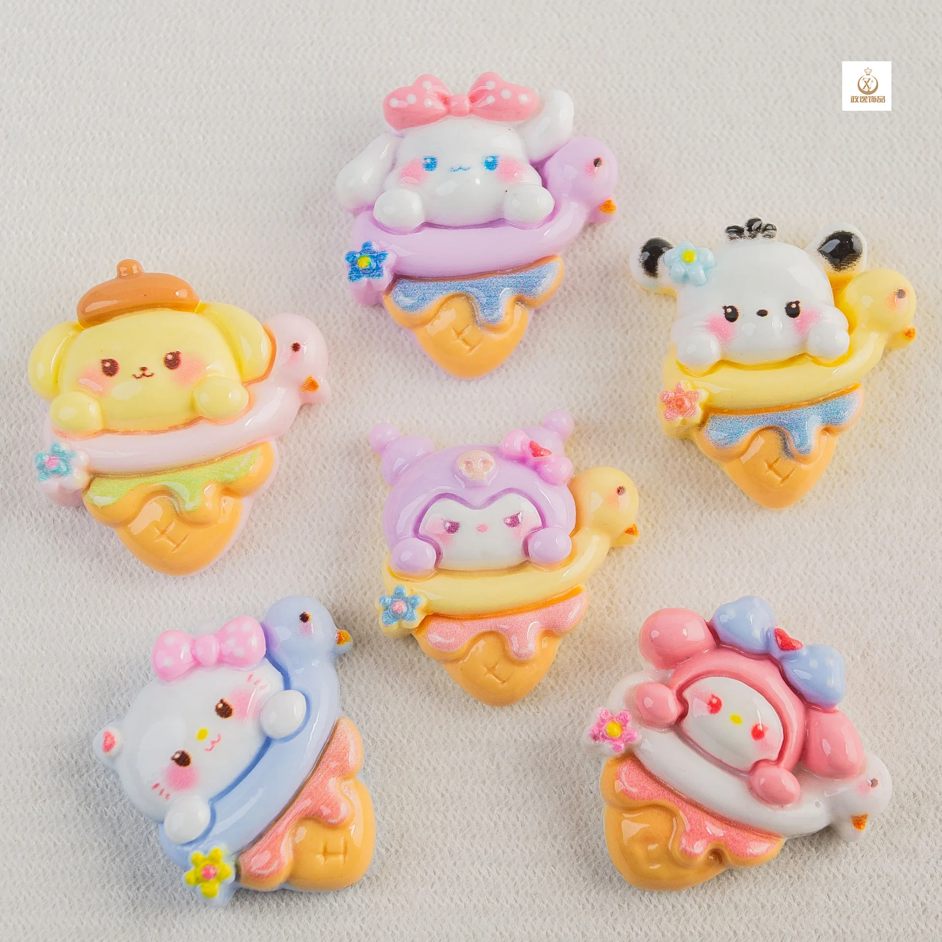 5Pcs Cute sanrio series Cartoon Resin Flatback Handmade Resin Accessories Crafts Materials Scrapbooking Embellishments
5Pcs Cute sanrio series Cartoon Resin Flatback Handmade Resin Accessories Crafts Materials Scrapbooking Embellishments