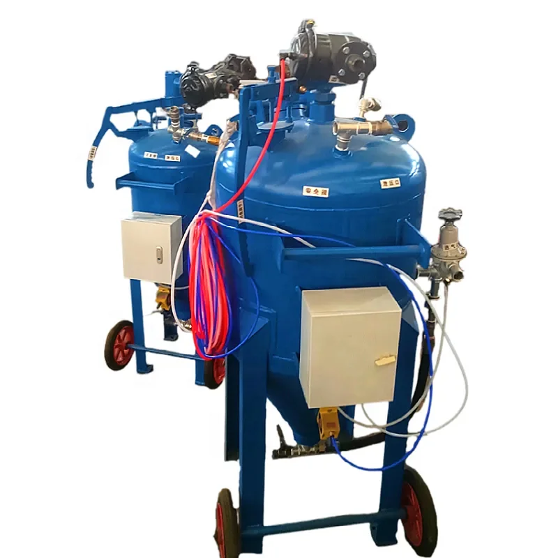 Dustless Surface Cleaning Sandblaster Pot Wet Mobile Blaster Cabinet Wet Sandblaster Sand Blasting Machine for Sale
Dustless Surface Cleaning Sandblaster Pot Wet Mobile Blaster Cabinet Wet Sandblaster Sand Blasting Machine for Sale