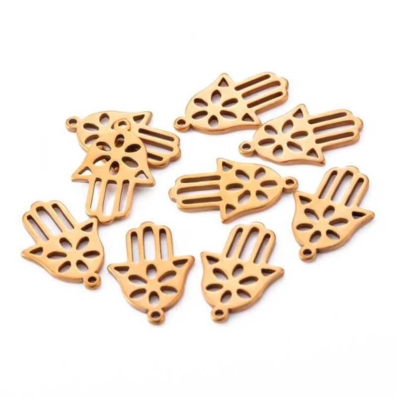 10pcs Gold Stainless Steel Charms Hollow Palm Hand Pendant Bracelet Charms DIY Jewelry Handmade Accessories Wholesale
10pcs Gold Stainless Steel Charms Hollow Palm Hand Pendant Bracelet Charms DIY Jewelry Handmade Accessories Wholesale