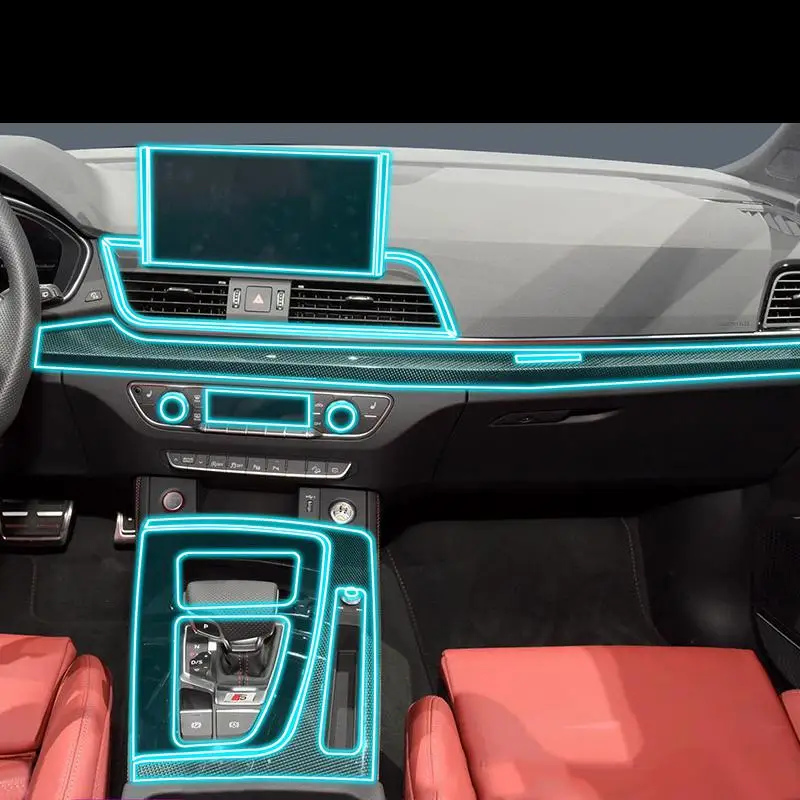 For Audi SQ5 2021-2023 Car Interior Center console Transparent TPU Protective film Anti-scratch Repair film Accessories refit
For Audi SQ5 2021-2023 Car Interior Center console Transparent TPU Protective film Anti-scratch Repair film Accessories refit