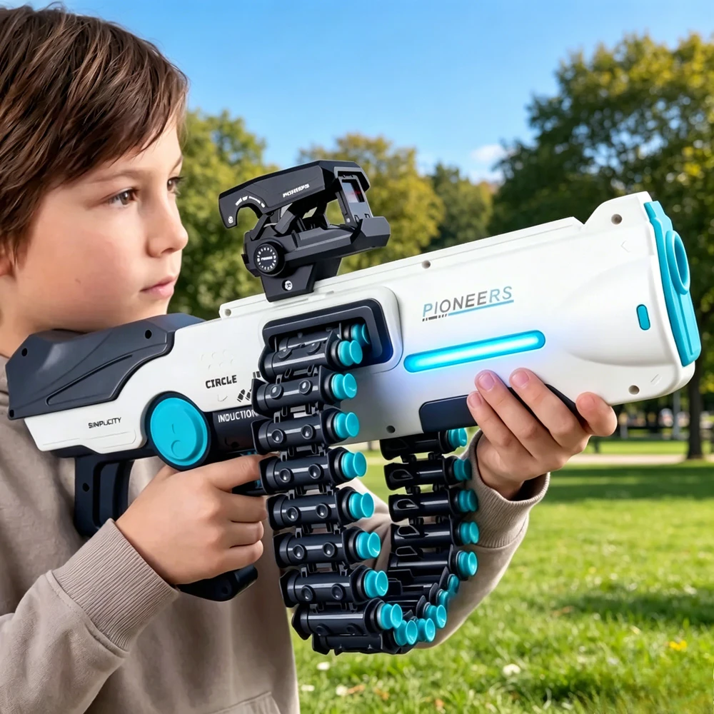 Electric and Manual Dual Mode Soft Bullet Toy Gun Light Foam Dart Blaster Outdoor Toy Ideal Birthday Gift for Kids
Electric and Manual Dual Mode Soft Bullet Toy Gun Light Foam Dart Blaster Outdoor Toy Ideal Birthday Gift for Kids